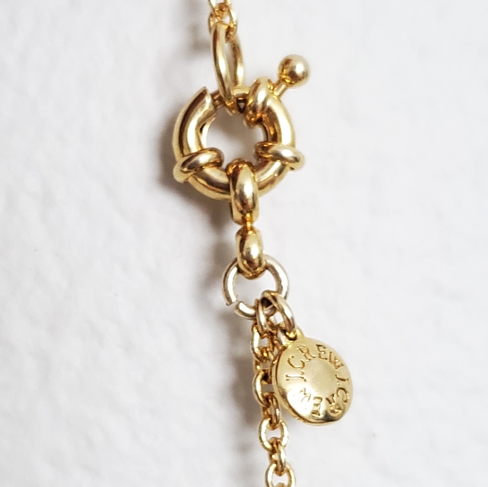 J Crew Glass Bead Gold Necklace - Picture 4 of 4